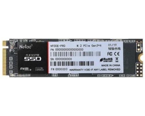 Накопитель SSD M.2 2280 Netac NT01N930E-256G-E4X-N