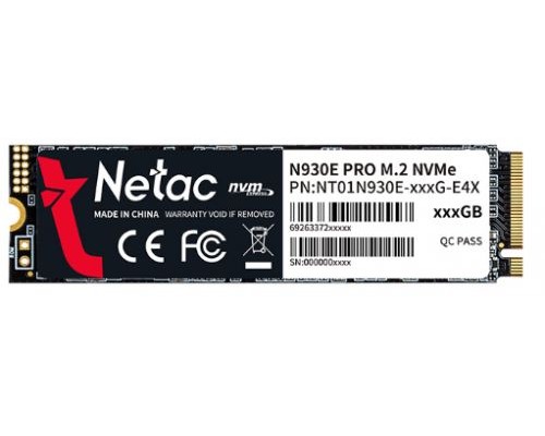 Накопитель SSD M.2 2280 Netac NT01N930E-512G-E4X-N