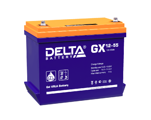 Аккумуляторная батарея DELTA BATTERY GX 12-55