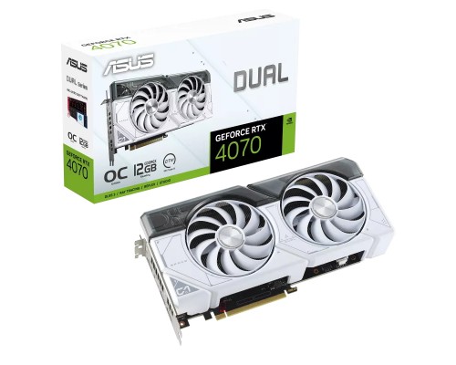 Видеокарта DUAL-RTX4070-O12G-WHITE 90YV0IZ4-M0NA00