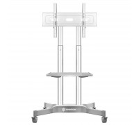 Мобильная стойка ONKRON TS1351 WHITE                                                                                                                                                                                                                      