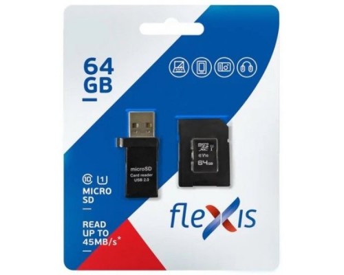 Карта памяти microSDXC 64GB FX64GMSDXCU1