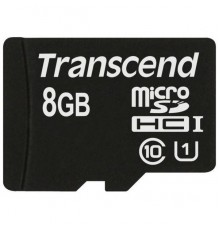 Карта памяти microSDHC Transcend Premium 8 Гб TS8GUSDCU1                                                                                                                                                                                                  