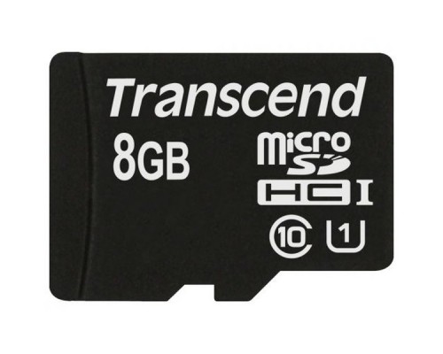 Карта памяти microSDHC Transcend Premium 8 Гб TS8GUSDCU1