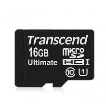 Карта памяти microSDHC Transcend Ultimate 16 Гб TS16GUSDHC10U1                                                                                                                                                                                            