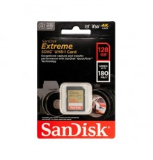 Карта памяти SanDisk Extreme SD UHS I 128GB SDSDXVA-128G-GNCIN                                                                                                                                                                                            