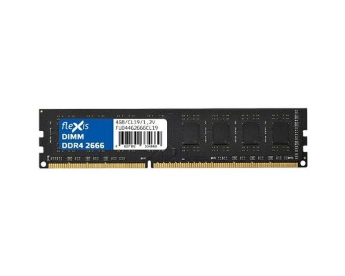 Модуль оперативной памяти Flexis 4GB DDR4 UDIMM FUD44G2666CL19