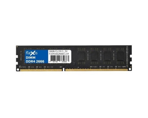 Модуль оперативной памяти Flexis 16GB DDR4 UDIMM FUD416G2666CL19