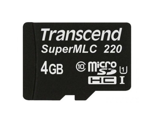 Карта памяти 4Gb MicroSD Transcend Industrial TS4GUSD220I