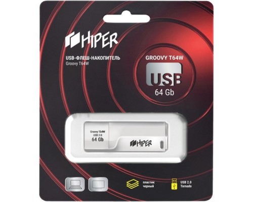 Флэш-драйв 64GB USB 2.0 HI-USB264GBTW