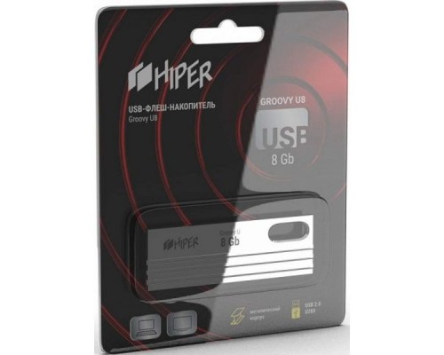 Флэш-драйв 8GB USB 2.0 HI-USB28GBU280S