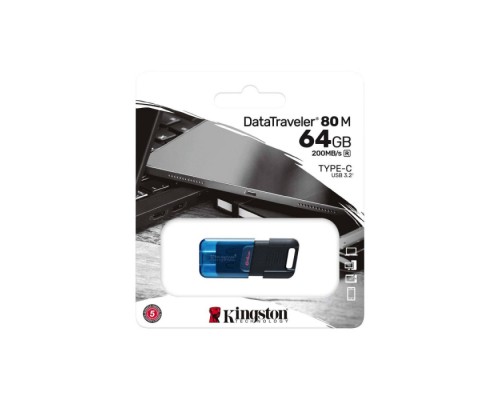 Флэш-драйв Kingston DataTraveler 80M DT80M/64GB