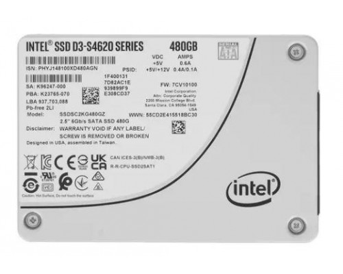 Накопитель SSD 2.5'' Intel SSDSC2KG480GZ01