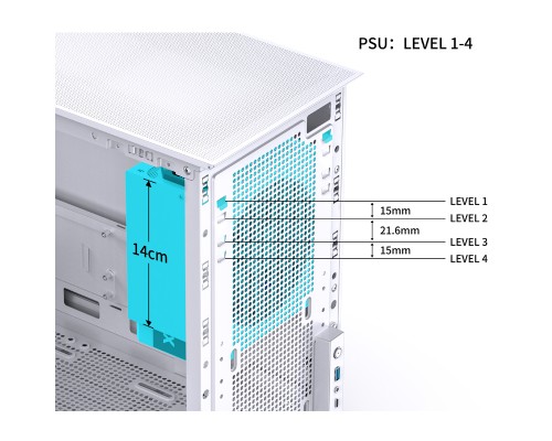 Корпус JONSBO D31 STD White без БП