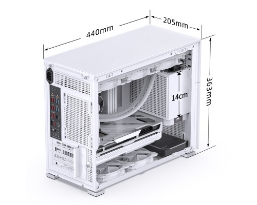 Корпус JONSBO D31 STD SC White без БП