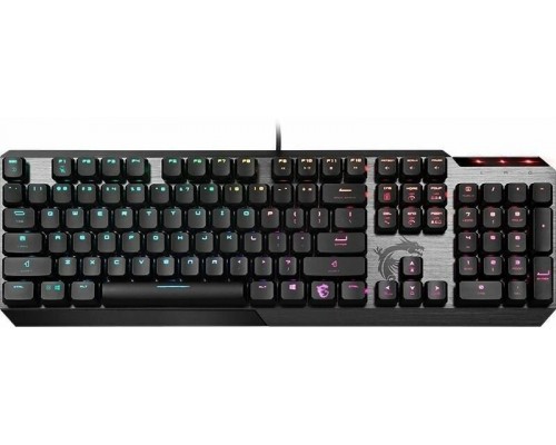 Клавиатура проводная Gaming Keyboard MSI VIGOR GK50 LOW PROFILE S11-04RU239-GA7
