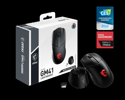 Мышь беспроводная Gaming Mouse MSI Clutch GM41 S12-4300890-C54