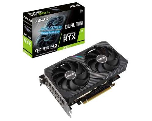 Видеокарта Asus PCI-E 4.0 DUAL-RTX3060TI-O8G-MINI-V2