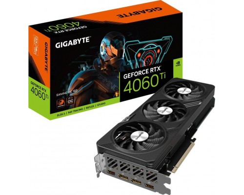 Видеокарта GigaByte nVidia GeForce RTX 4060 Ti 16Gb GV-N406TGAMING OC-16GD