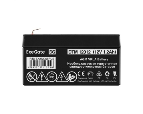 Аккумуляторная батарея ExeGate DTM 12012 (EX282956RUS)
