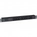 Блок розеток горизонтальный ExeGate ServerPro PDU-19H004 Al-10C13-C14-SPD3 (EX280862RUS)