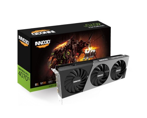 Видеокарта Inno3D nVidia GeForce RTX 4070 Ti X3 12Gb N407T3-126X-186148N