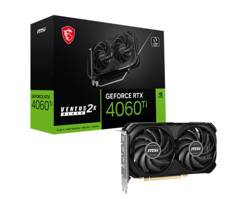 Видеокарта MSI GeForce RTX 4060 Ti VENTUS 2X BLACK 16G OC