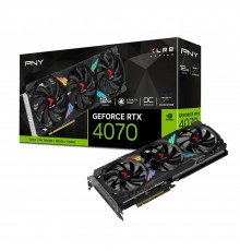 Видеокарта PNY nVidia GeForce RTX 4070 Gaming Verto EPIC-X RGB Overclocked 3FAN DLS 12Gb VCG407012TFXXPB1-O                                                                                                                                               