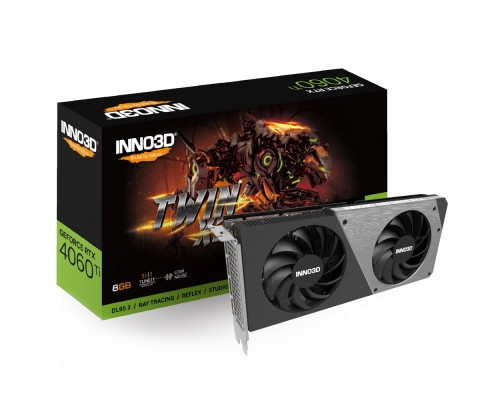 Видеокарта Inno3D nVidia GeForce RTX 4060 Ti Twin X2 8Gb N406T2-08D6-171153N