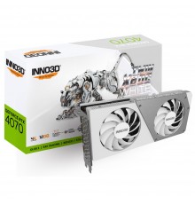 Видеокарта Inno3D nVidia GeForce RTX 4070 Twin X2 OC 12Gb N40702-126XX-185252W                                                                                                                                                                            