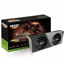 Видеокарта Inno3D nVidia GeForce RTX 4070 Twin X2 OC 12Gb N40702-126XX-185252N                                                                                                                                                                            