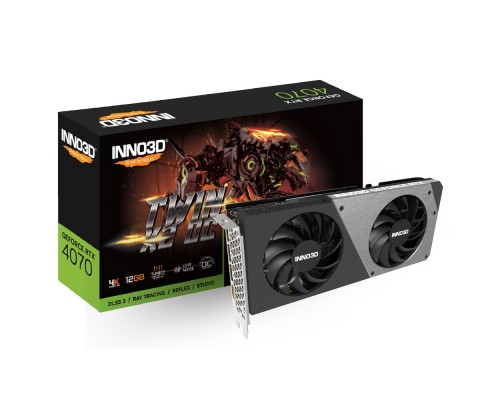 Видеокарта Inno3D nVidia GeForce RTX 4070 Twin X2 OC 12Gb N40702-126XX-185252N