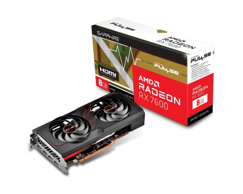 Видеокарта Sapphire AMD Radeon RX 7600 PULSE GAMING OC (11324-01-20G)