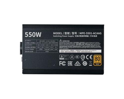 Блок питания MWE Gold V2 550 MPE-5501-ACAAG-EU