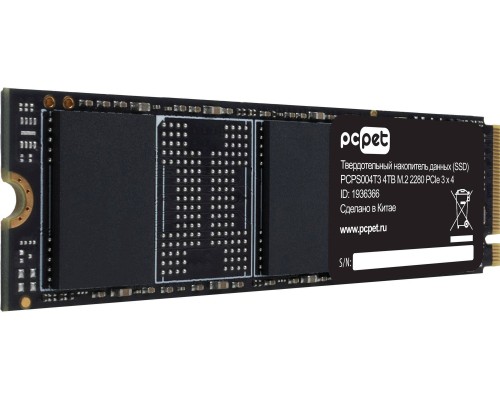 Накопитель SSD PC Pet PCI-E 3.0 x4 4TB PCPS004T3