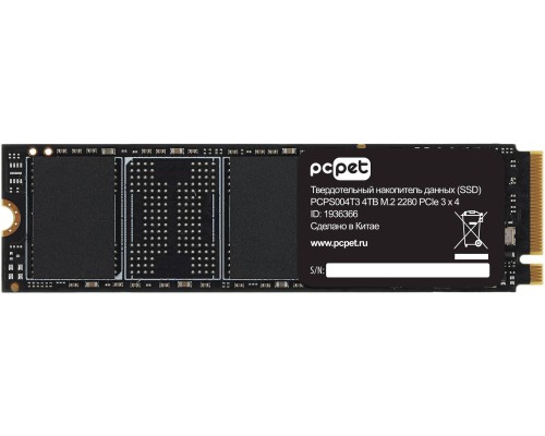 Накопитель SSD PC Pet PCI-E 3.0 x4 4TB PCPS004T3