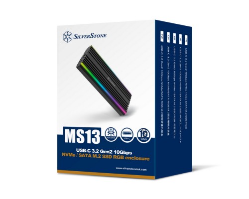 Внешний корпус для M.2 SSD SilverStone MS13 (SST-MS13) G590MS13B000010