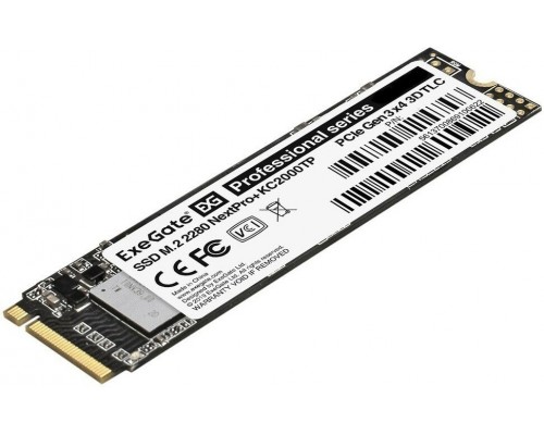 Накопитель SSD M.2 2280 2Tb ExeGate NextPro+ KC2000TP2TB EX295282RUS