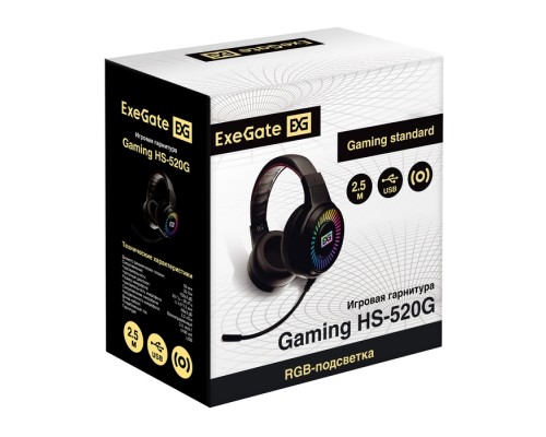 Наушники с микрофоном ExeGate Gaming HS-520G EX295316RUS