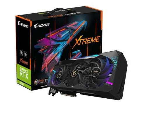 Видеокарта NVIDIA GeForce RTX3080 Gigabyte 10Gb LHR GV-N3080AORUS X-10GD 2.0