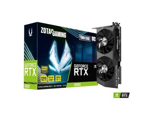 Видеокарта Zotac nVidia GeForce RTX 3060 12Gb ZT-A30600H-10