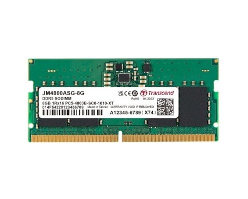 Модуль памяти Transcend JetRam 8GB DDR5 JM4800ASG-8G