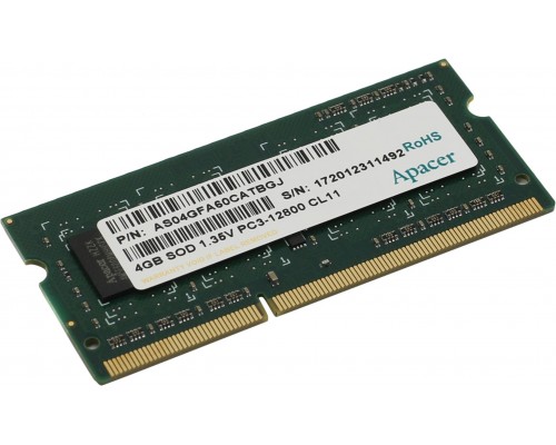 Модуль памяти SODIMM DDR3 4GB Apacer DV.04G2K.KAM