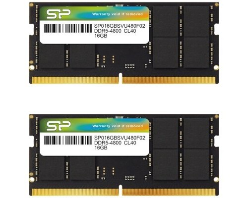 Модуль памяти SILICON POWER 32GB SODIMM DDR5 SP032GBSVU480F22