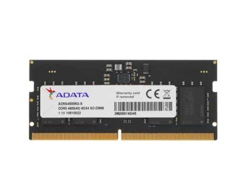 Модуль памяти DDR5 8GB DDR5-4800 AD5S48008G-S