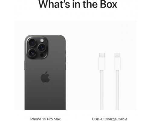 Смартфон Apple iPhone 15 Pro 256GB Black MTQ83ZA/A