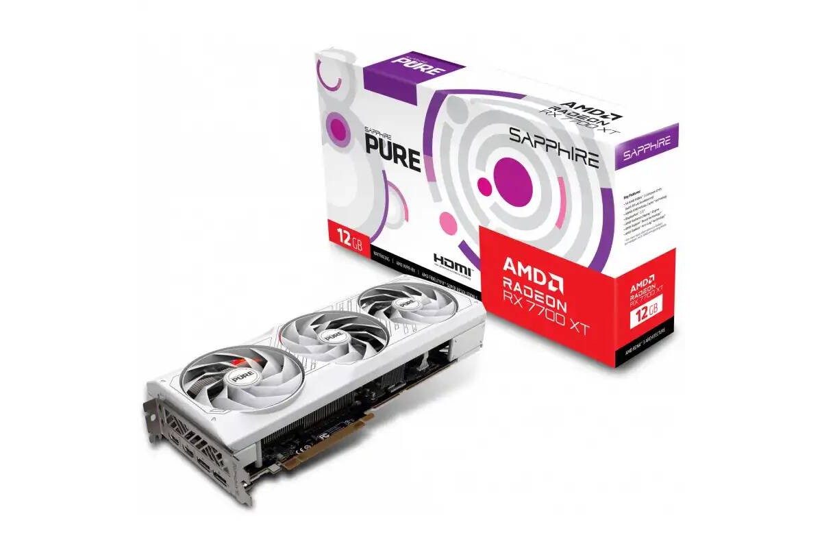 Rx 7700 xt белая