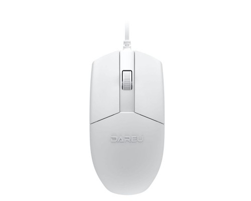 Клавиатура+мышь проводная Dareu MK185 White