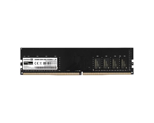 Модуль памяти ExeGate Value DDR4 8GB PC4-25600 EX293813RUS