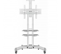 Мобильная стойка ONKRON TS1552 белая                                                                                                                                                                                                                      